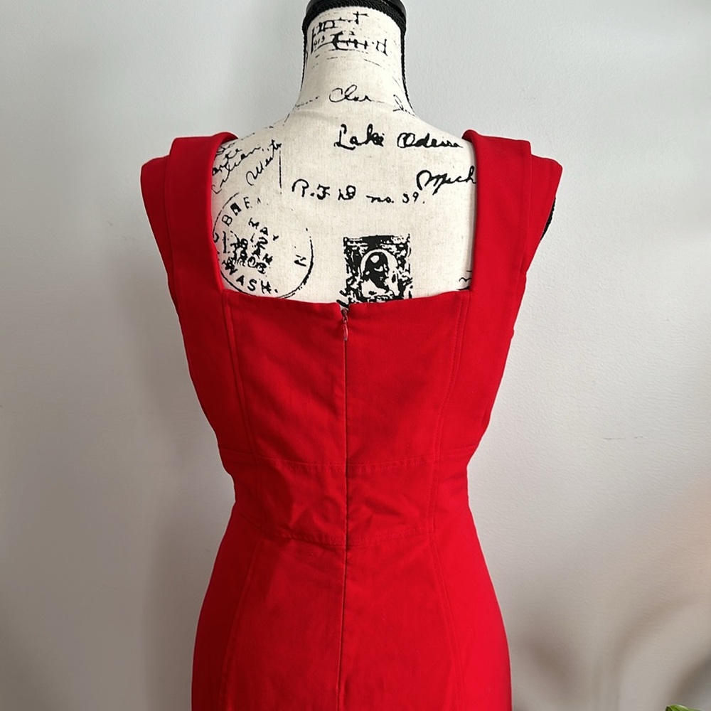 Calvin Klein Red Dress - Picture 3 of 9